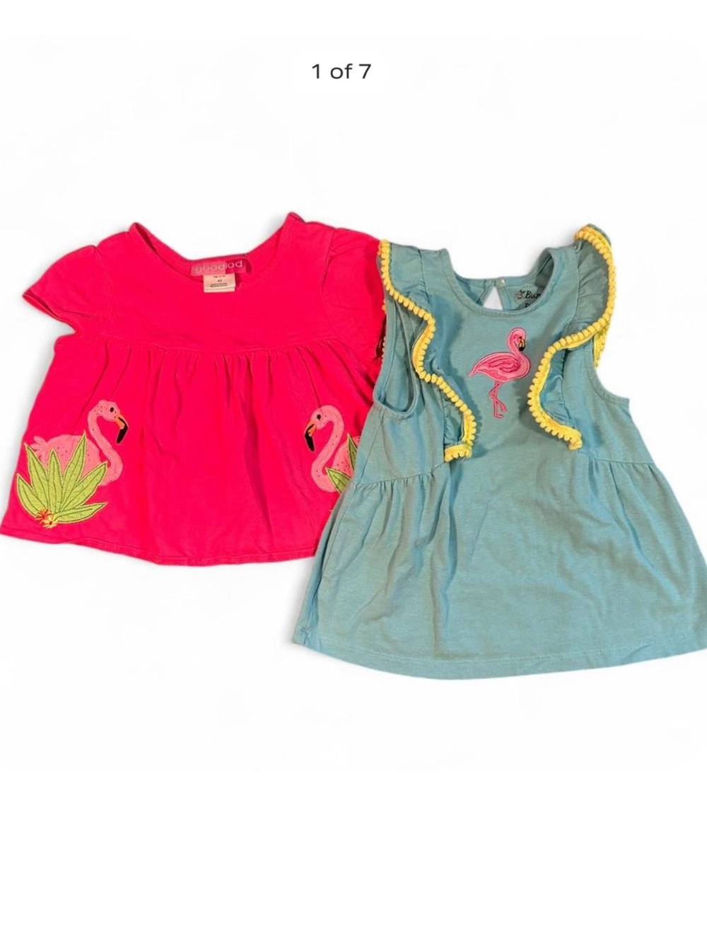 4T Blouse Bundle Flamingo Motif